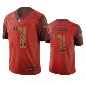 Miesten San Francisco 49ers NFL Pelipaita Trent Williams 71 Orange City Edition Vapor Limited